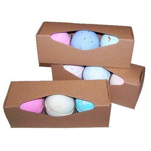Set of 240 Jumbo Bath Bombs with Luxury Stand - Brownwash