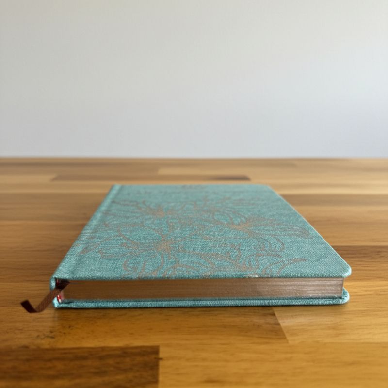 Blue & Silver Gratitude Journal - 120 pages -  I am Thankful For
