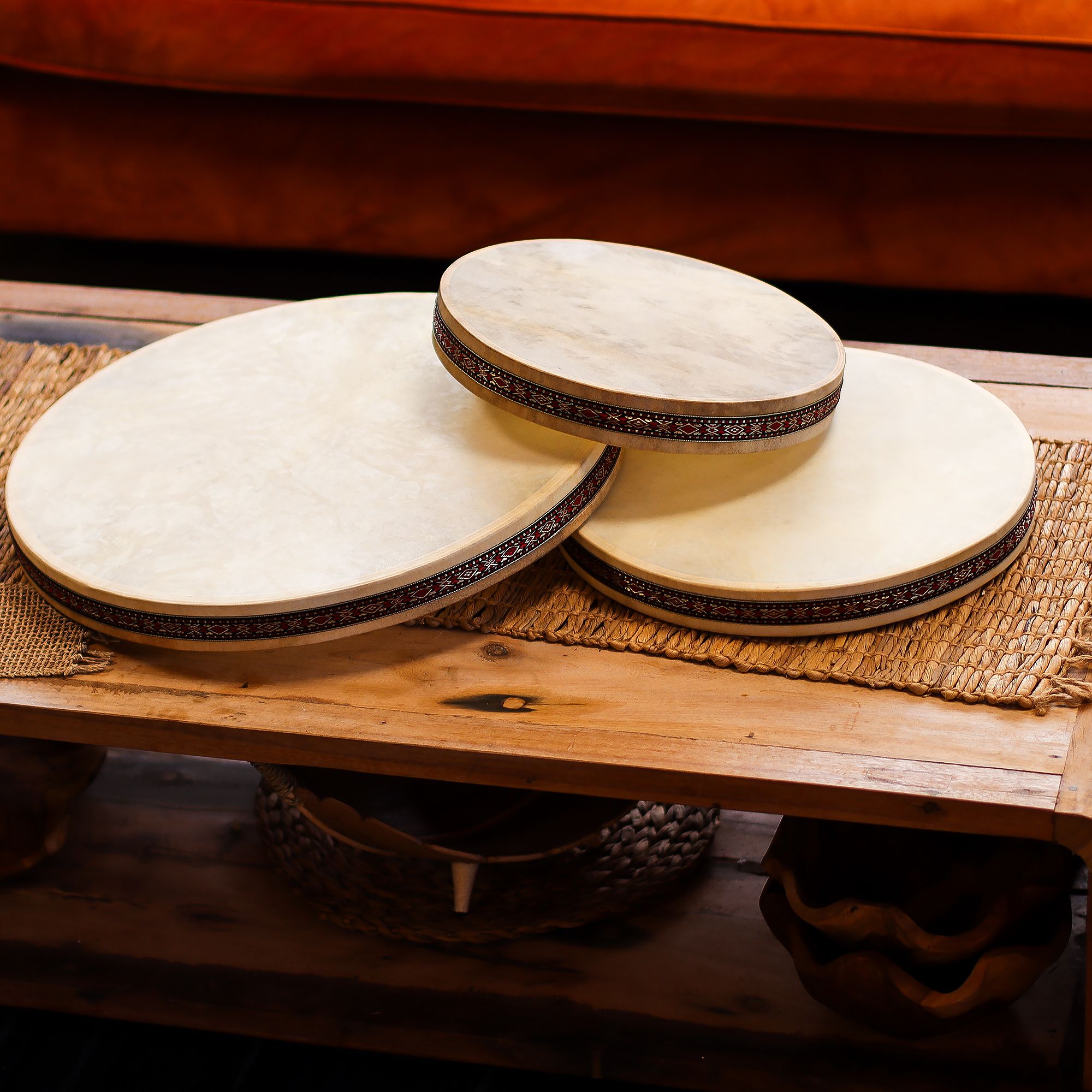 Tambor Oceânico Xamânico para Terapia do Som – 45 cm