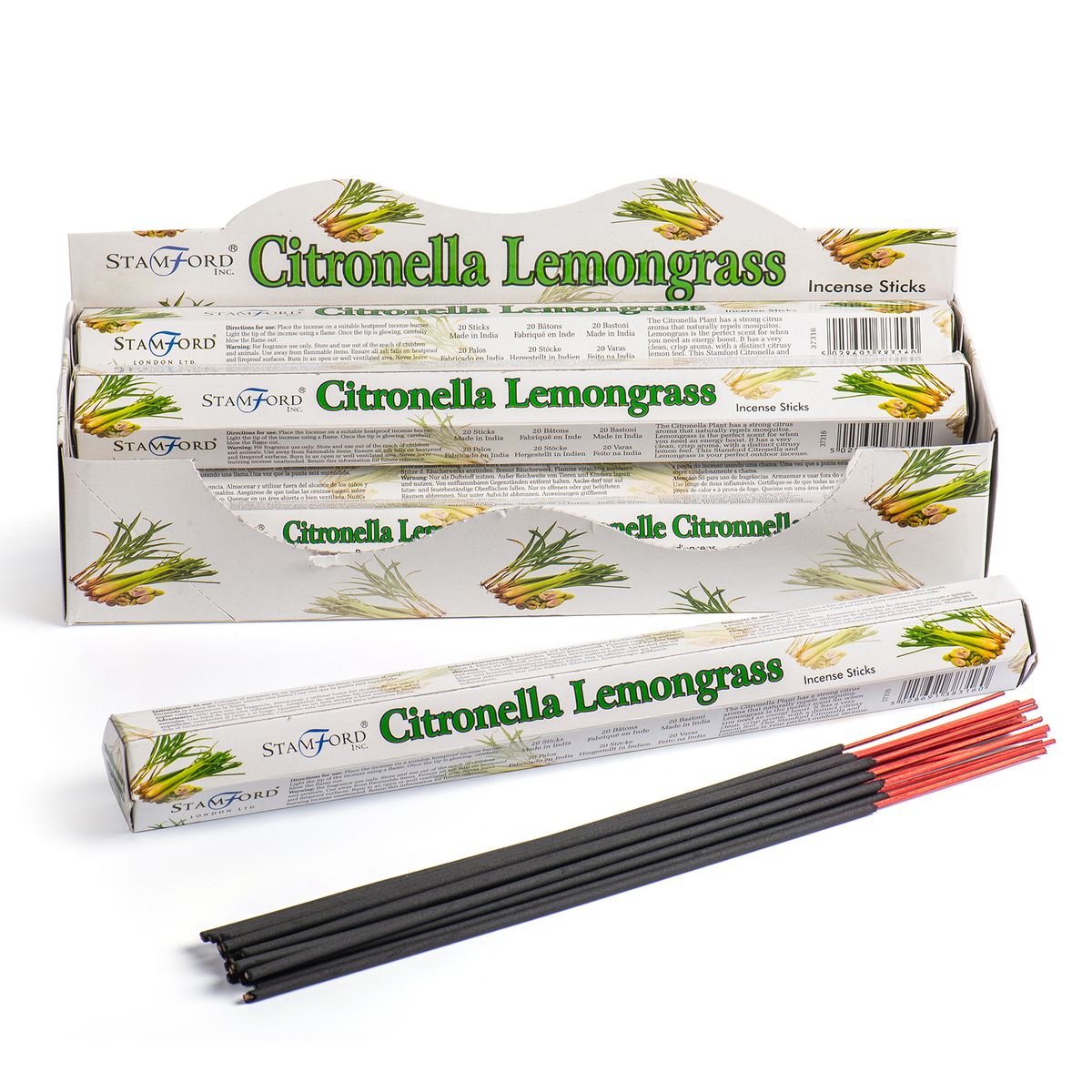 Incenso Premium de Citronela e Capim-limão