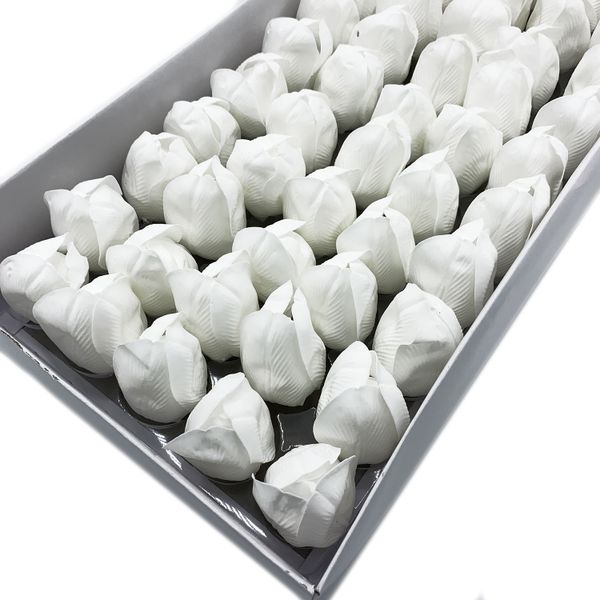 Fleurs de Savon pour Bouquet - Tulipe Medium - Ivoire