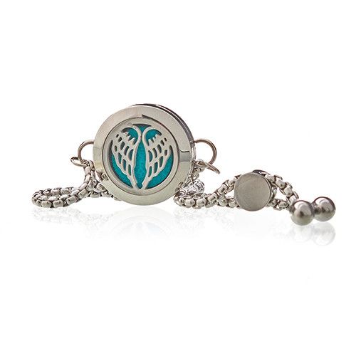 Pulseira corrente de aromaterapia - alças Anjo - 20 mm