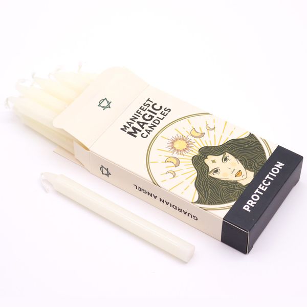 Bougies Magiques Ésotériques (pack de 12) - Ivoire