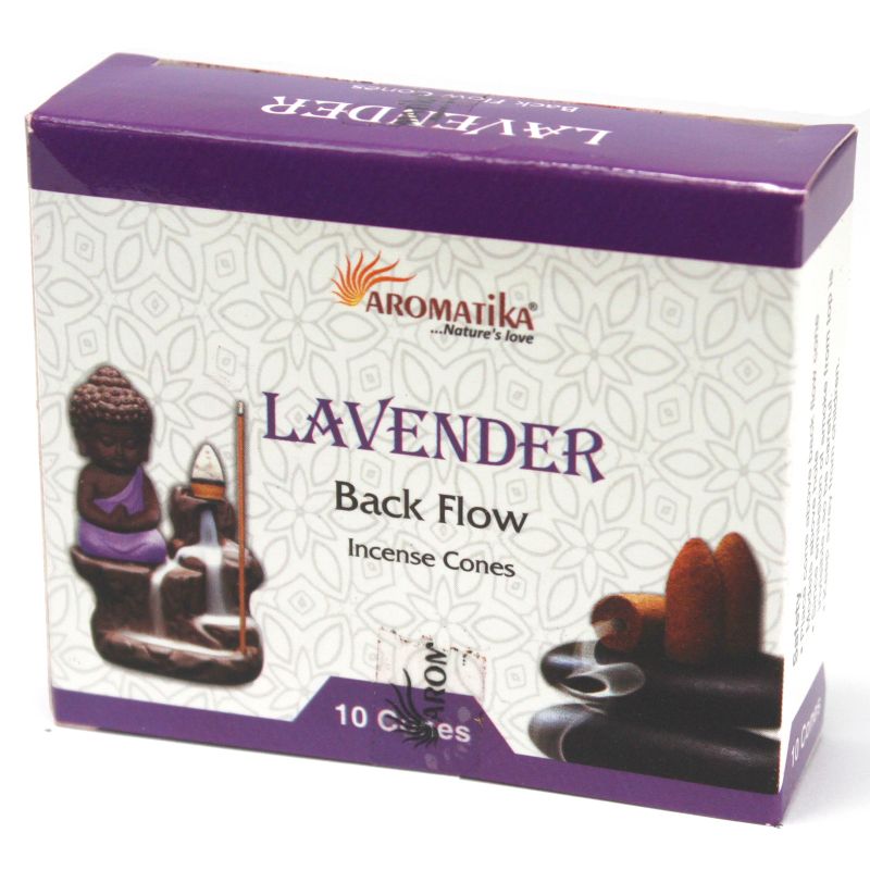 Aromatika Tillbakaflöde Rökelskoner - Lavendel