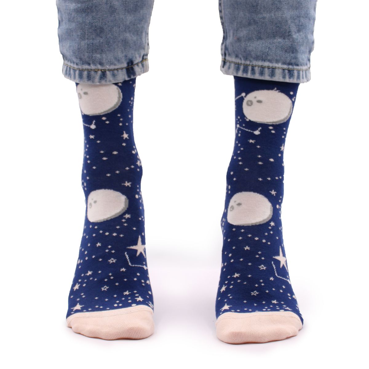 Meias de bambu Hop Hare (S/M) - Moonwalk
