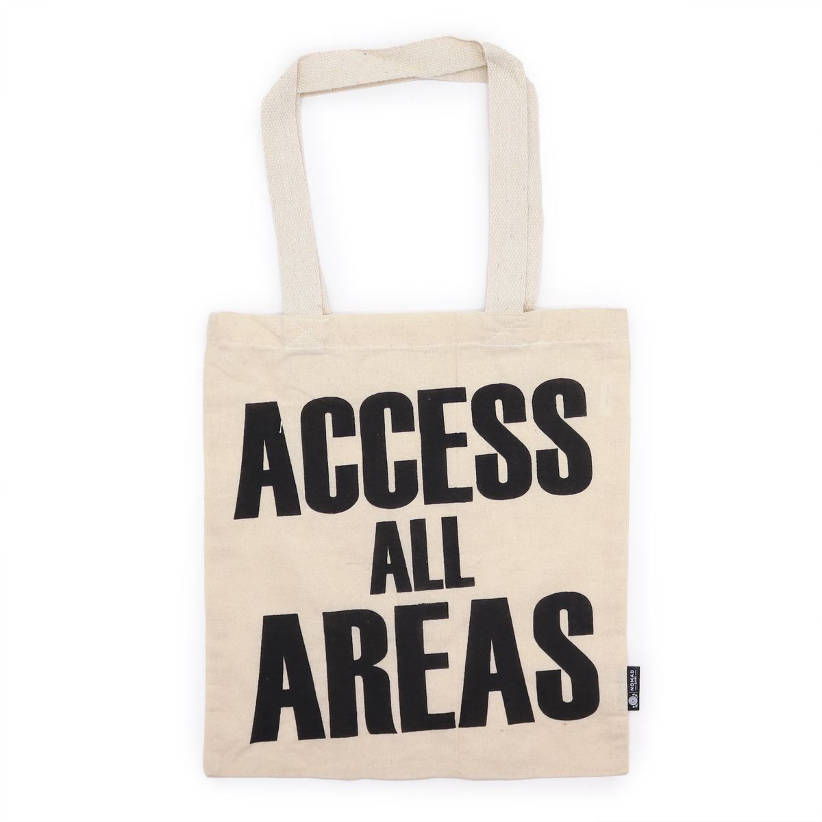 Bolsa Básica Icónica - ACESSO A TODAS AS ÁREAS - (40x36cm) - Algodão Natural 4 oz