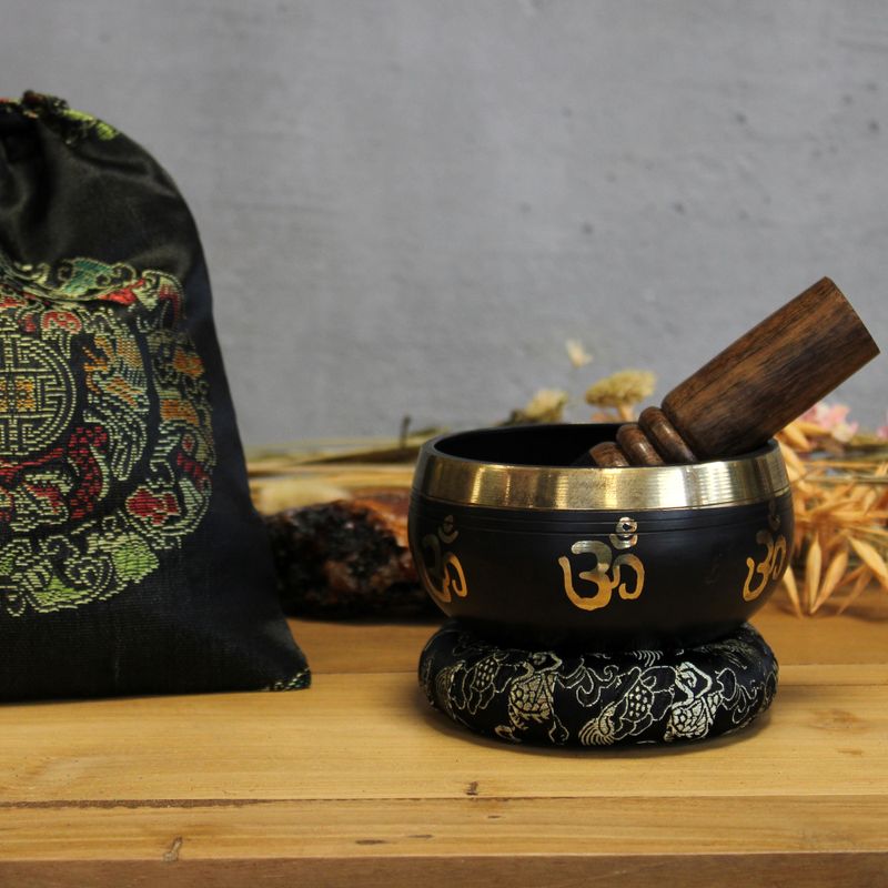 Ensemble de Bols Chantants Yoga Om