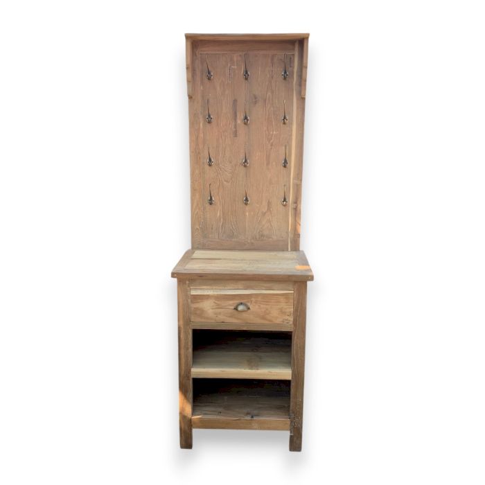 Display Stand with Hooks & Storage Shelves - Versatile Organisation