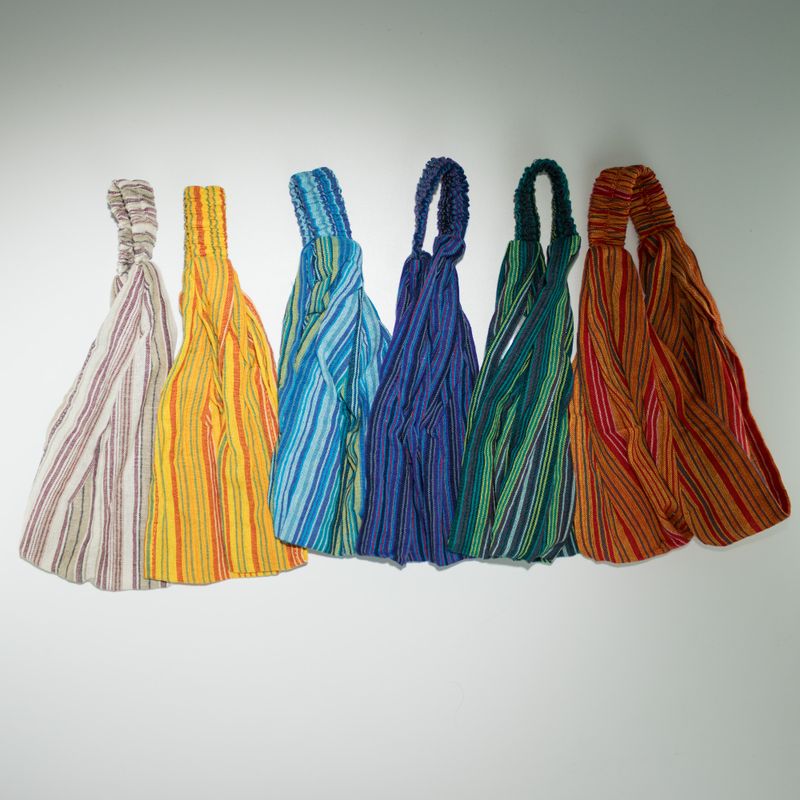 Nomad Sari - Hippy Headband - Plain Assorted Designs - (56x25cm) Free size