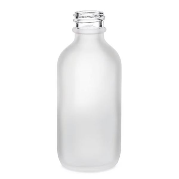 Mat Bijela Staklena Bočica - Bez Čepa 100ml