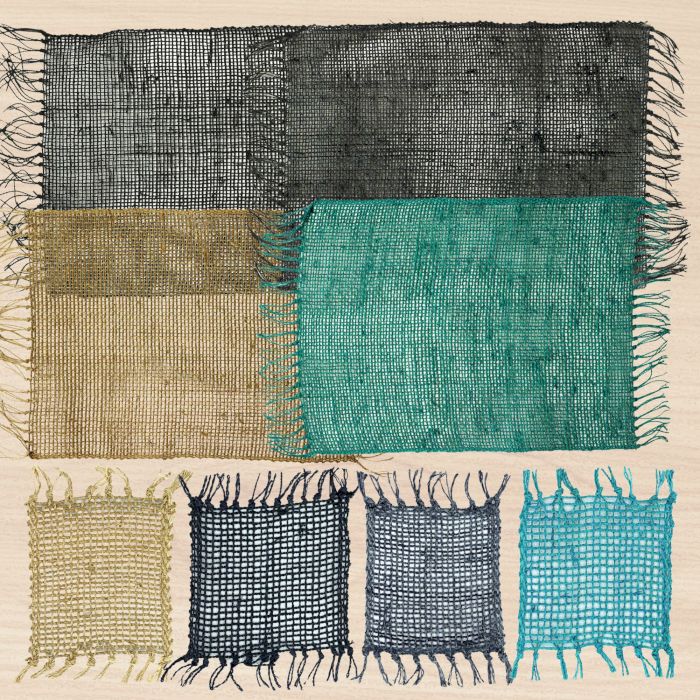 Natural Placemats and Coasters Starter Set