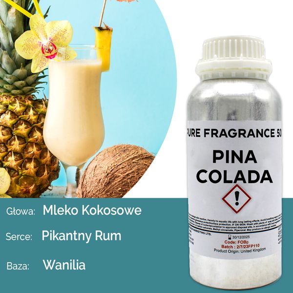 Olejek Zapachowy Czysty 500 ml - Pina Colada