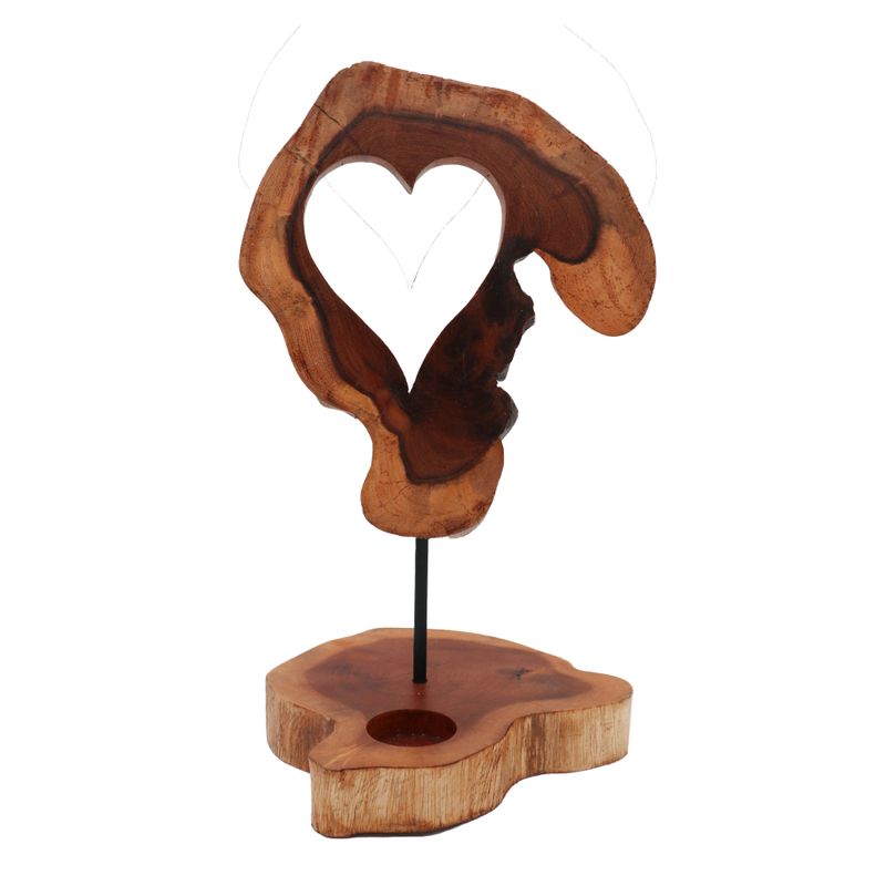 Bougeoir avec Petit Panneau - Coeur