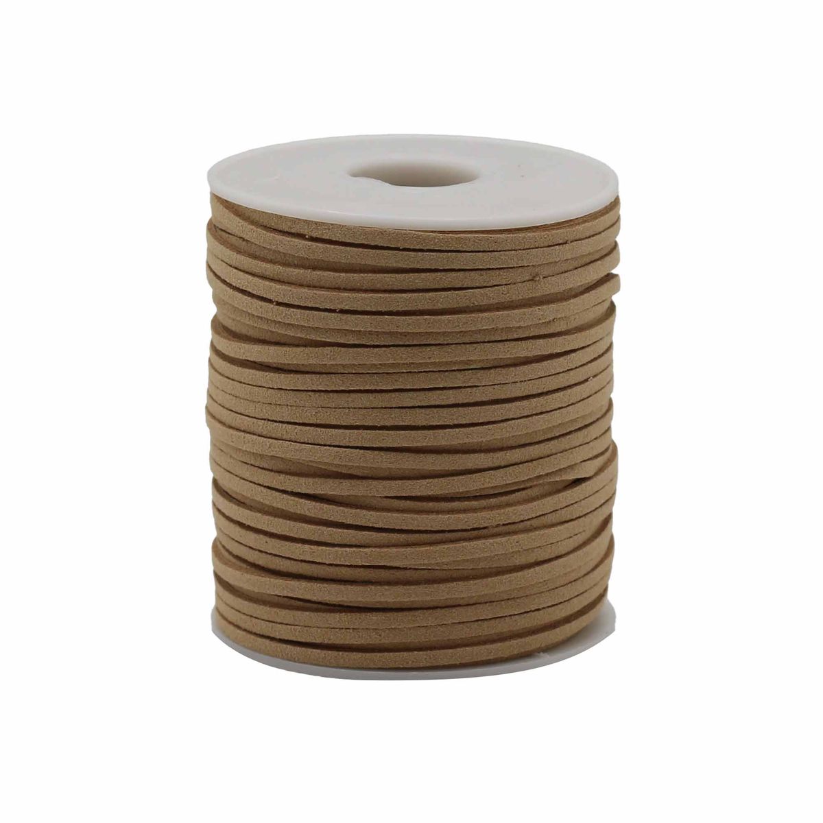 Rolo de cordão para acessórios - 2,5 mm x 45 m - Castanho claro A120