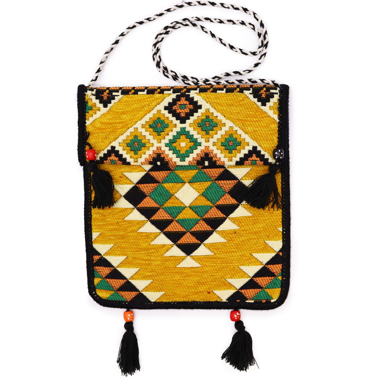 Mala Kilim Messenger Festival amarela