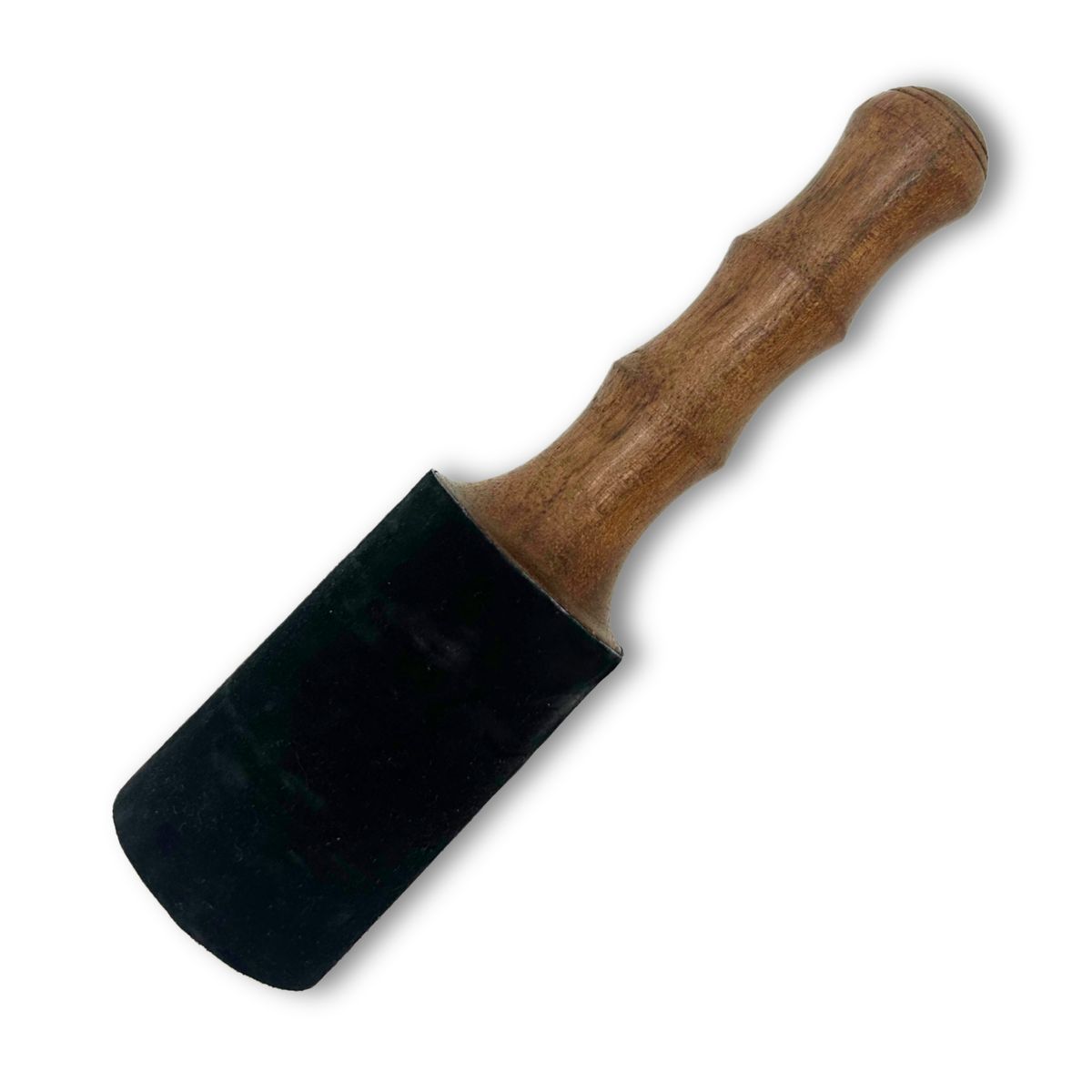 Pau de madeira - 18x4 cm - Pega dupla curvada para taça tibetana