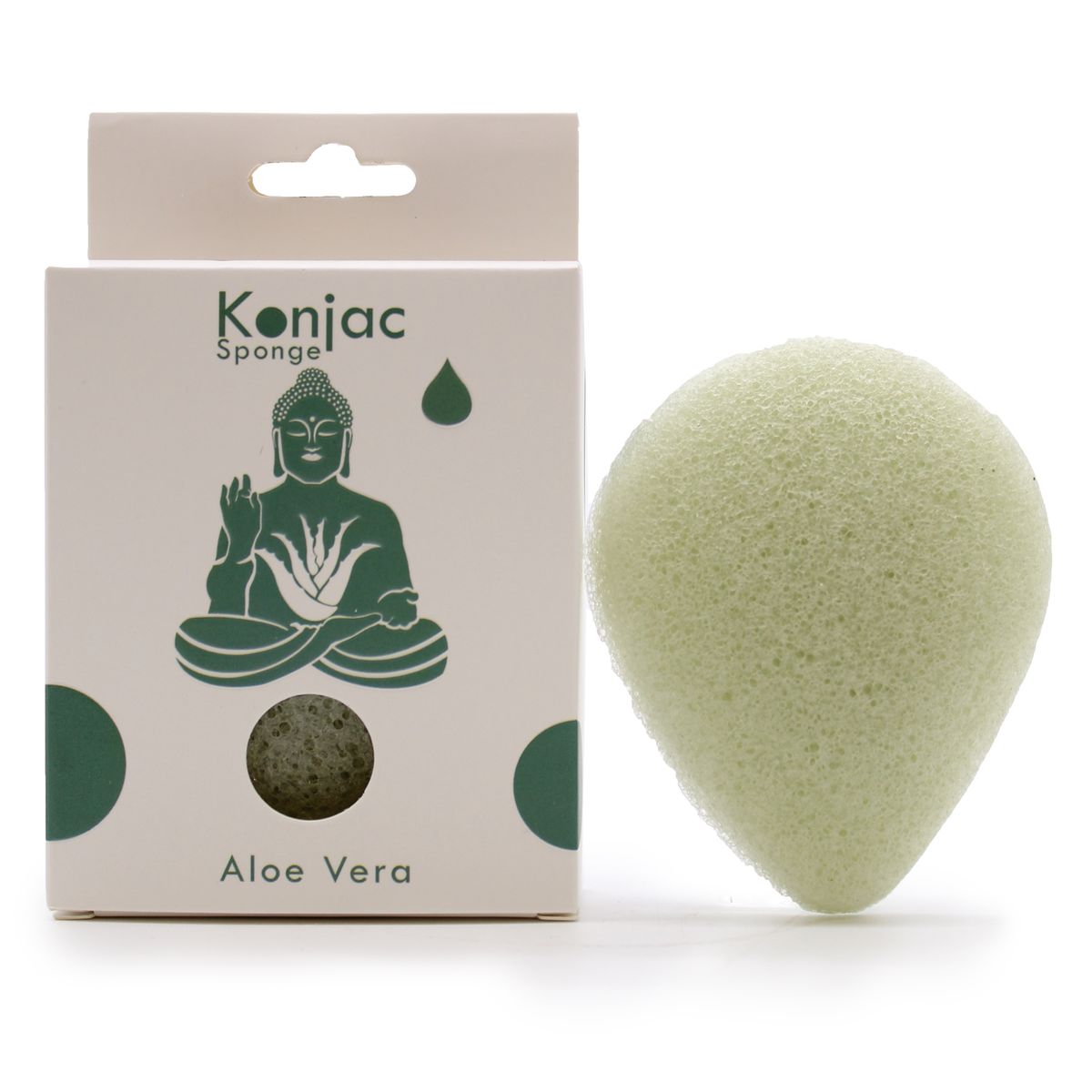 Esponja Facial Konjac - Aloé Vera - Cicatrizante