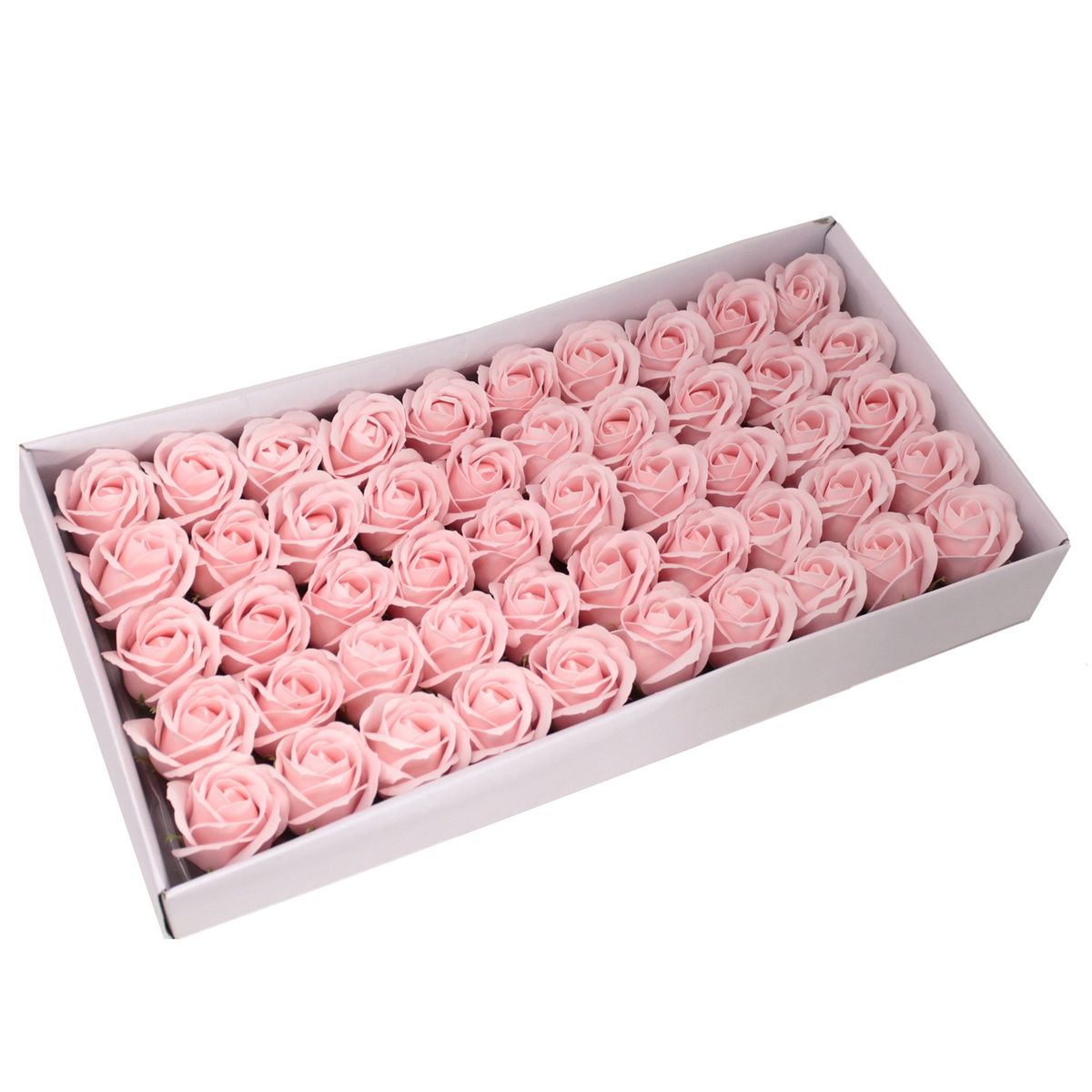 Flor decorativa para trabalhos manuais, tamanho médio - rosa