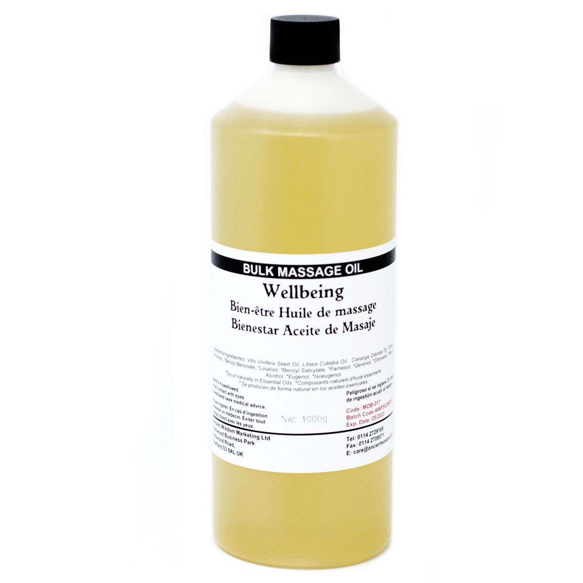 Óleo de Massagem 1 kg - Bem-estar