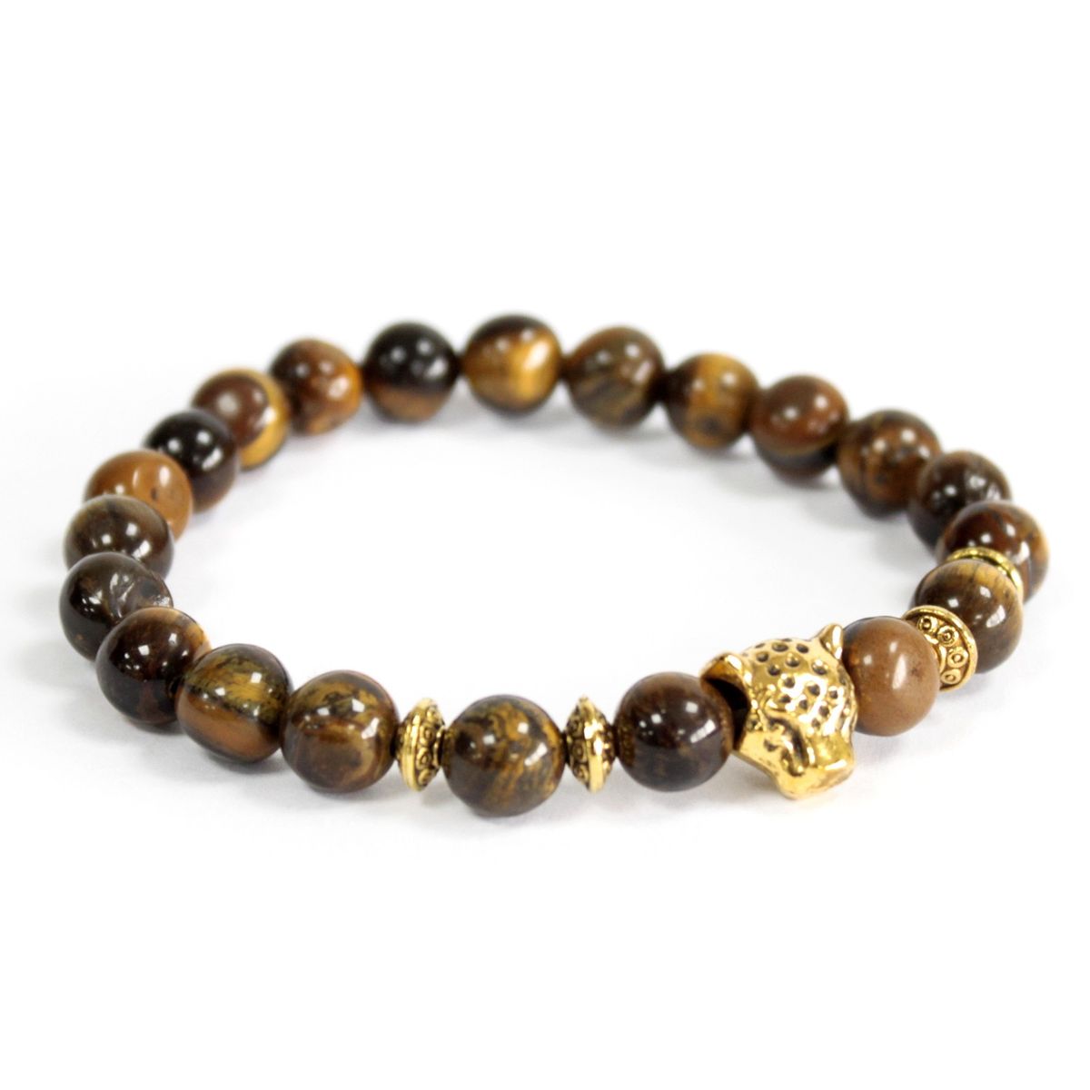 Tigre dourado / Olho de tigre - Pulseira de pedras preciosas