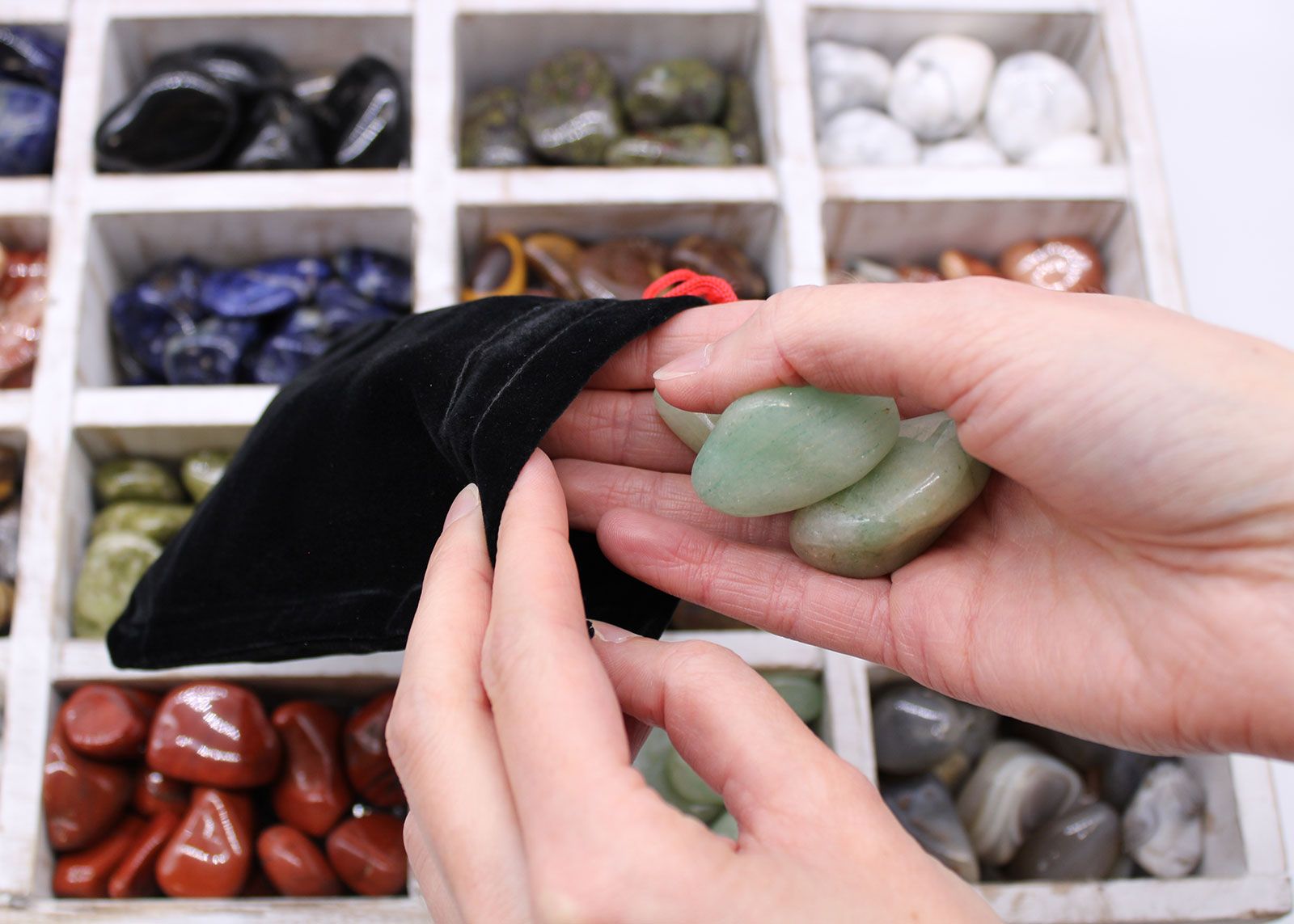 Tumble Stones Starter - twenty-five Box Tray Display