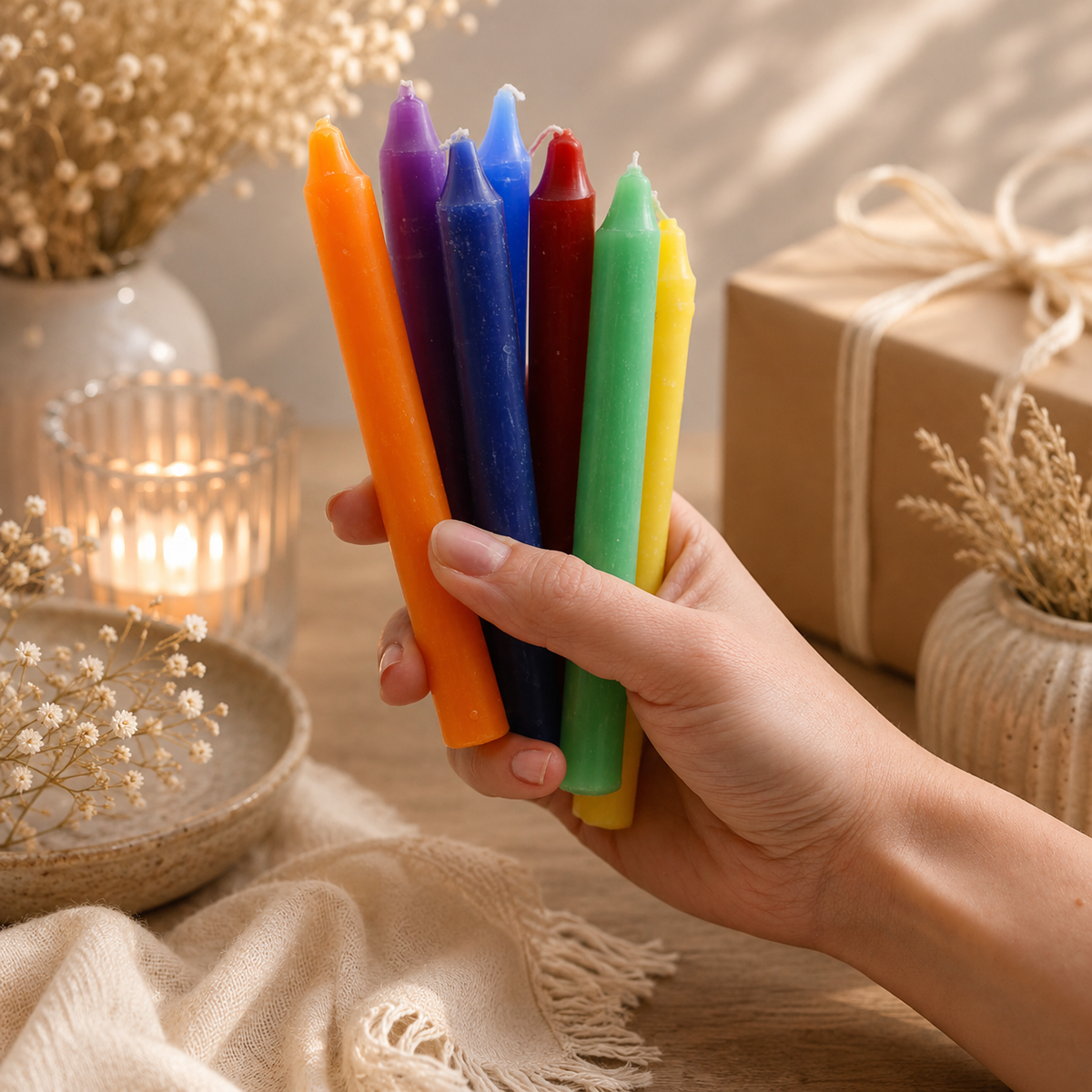 Set of 10 Ritual Candles