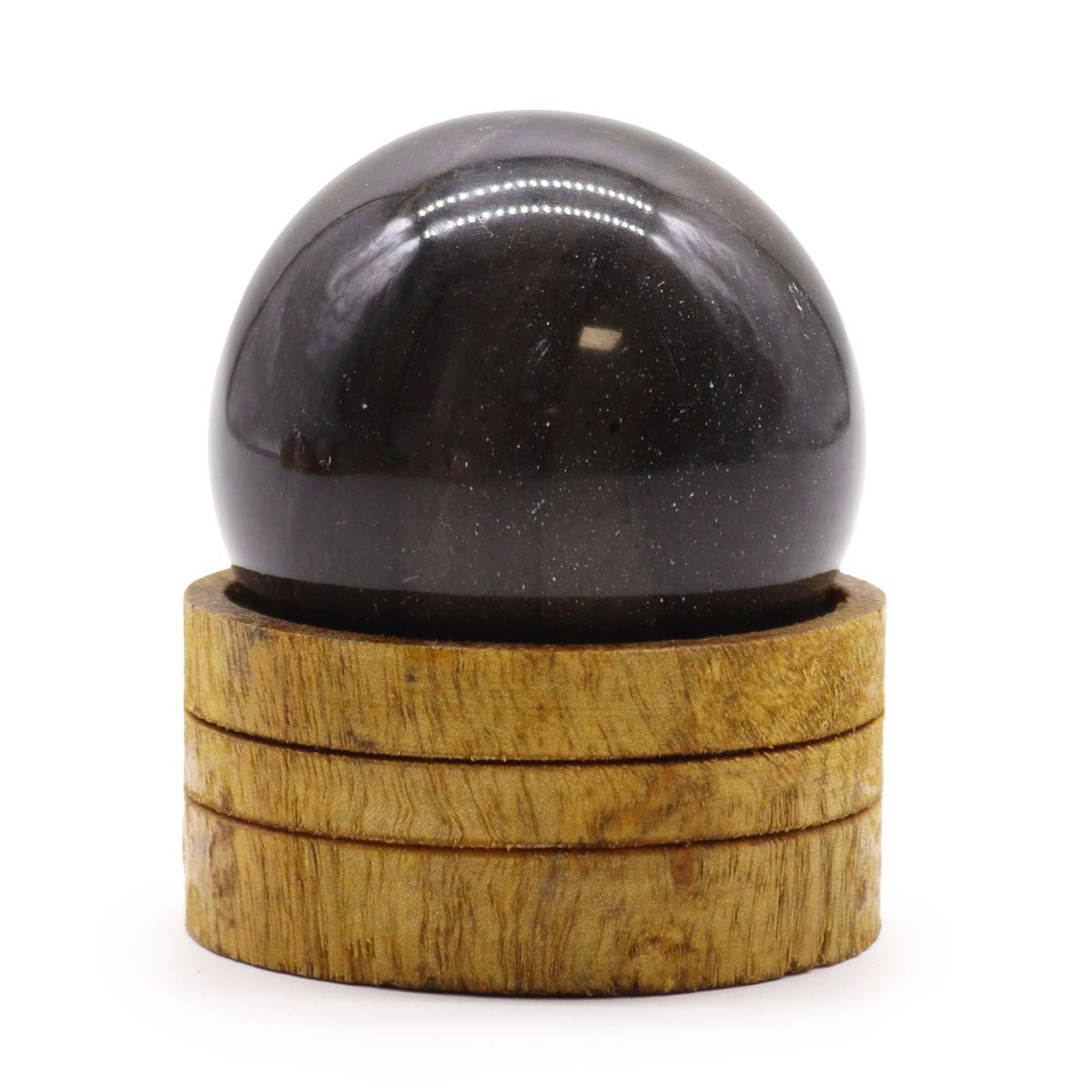 Esfera de cristal de ágata oceânica de 50 mm com suporte