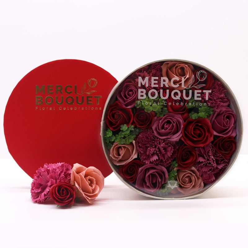 Boîte Ronde - Roses Vintages
