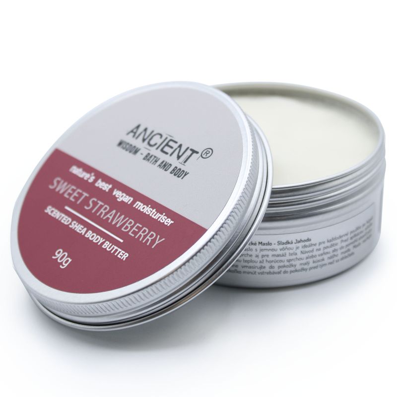 Beurre Corporel Parfumé au Karité 90g - Fraise Sucré