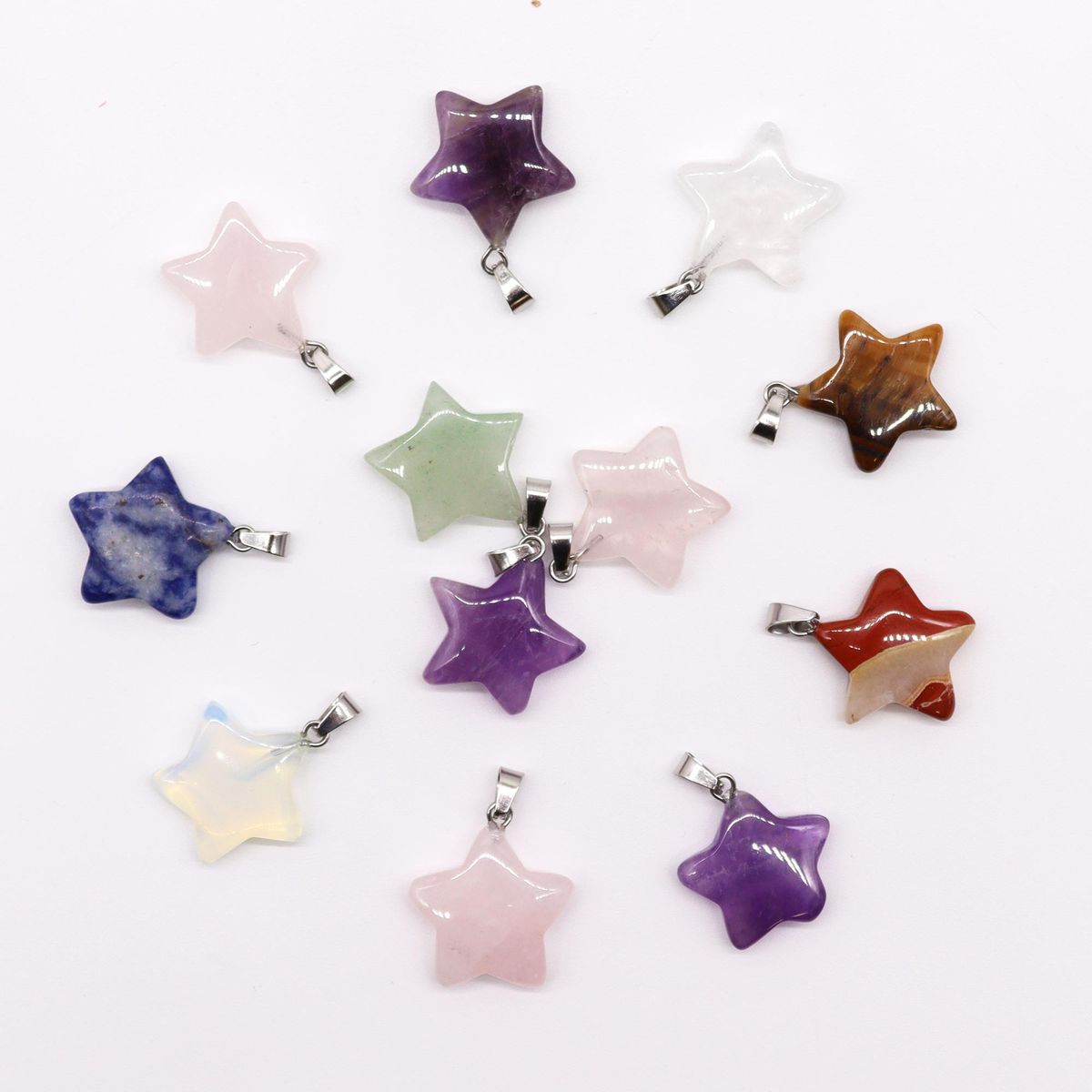 Pingentes Estrelas - 20x6 mm