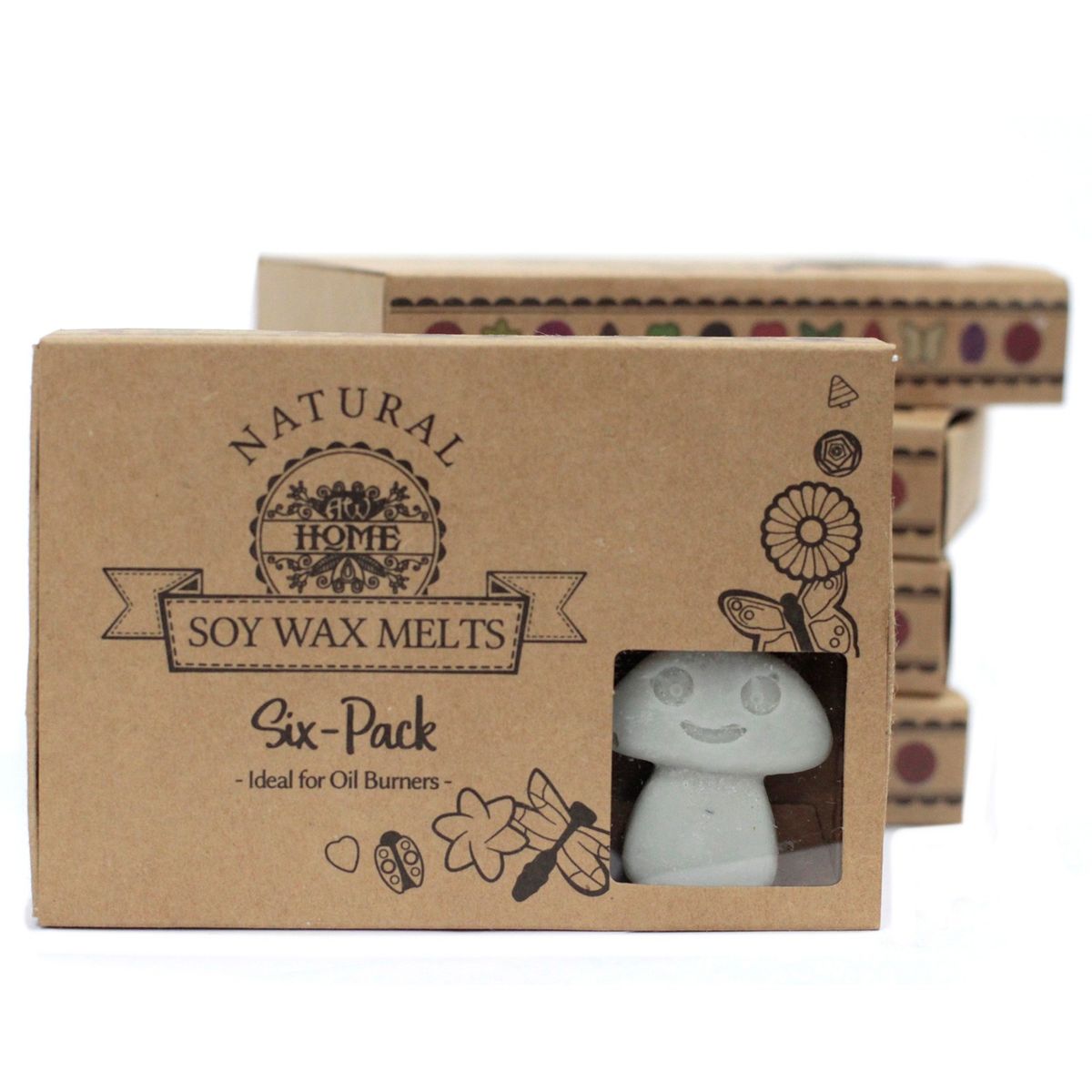 Caixa de 6 velas de soja - Patchouli