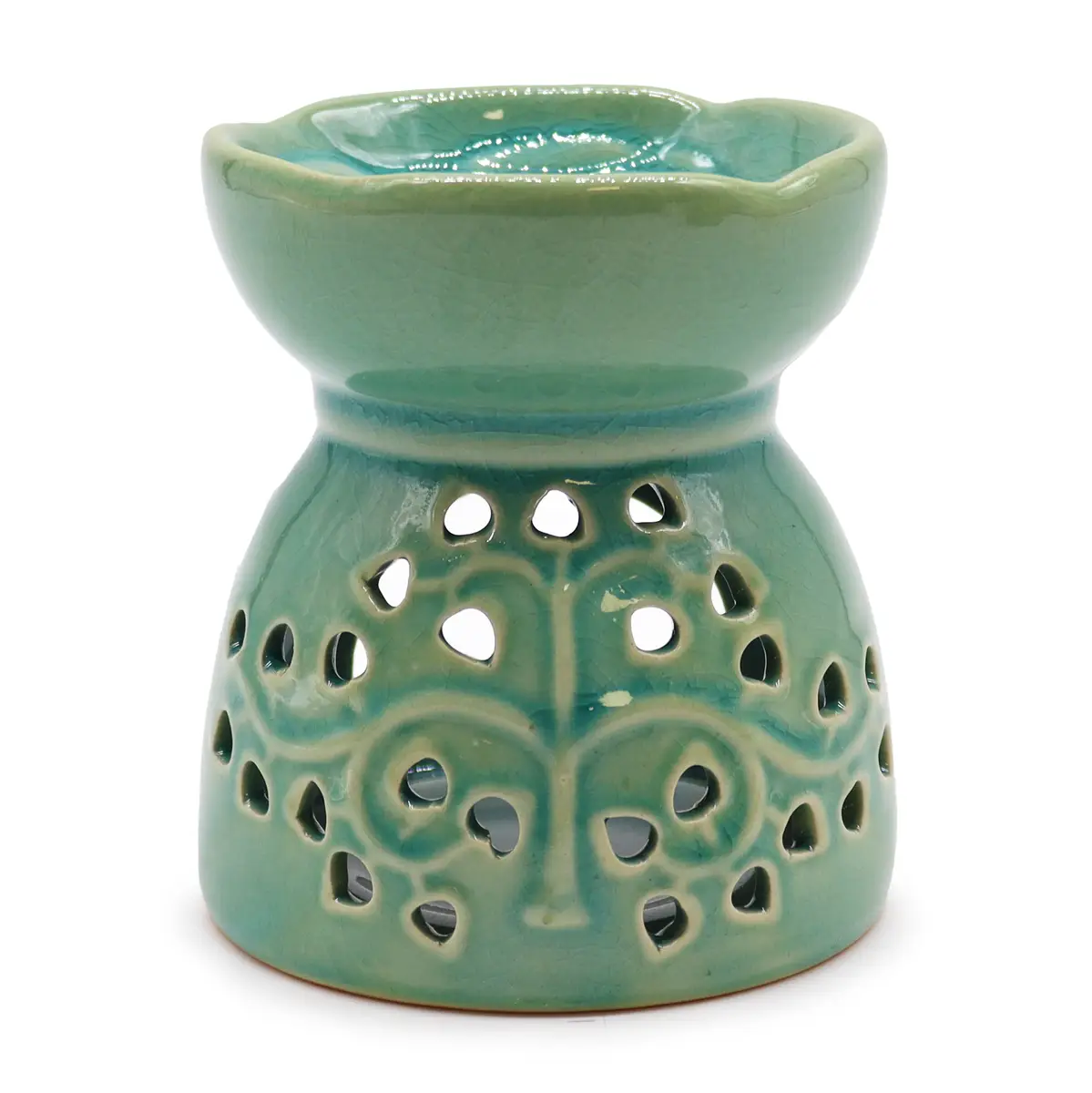 Tree of Life Oil Burner - Blue — Incense Burners · GlowDuty apothecary