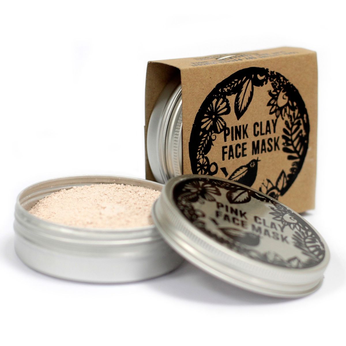 Agnes + Cat Máscara facial de argila rosa