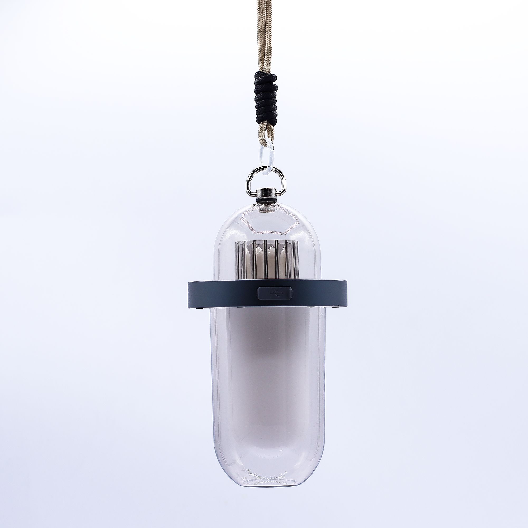 Realistic Flame Effect Lamp White USB-C Rechargeable Multi-Colour Garden Patio
