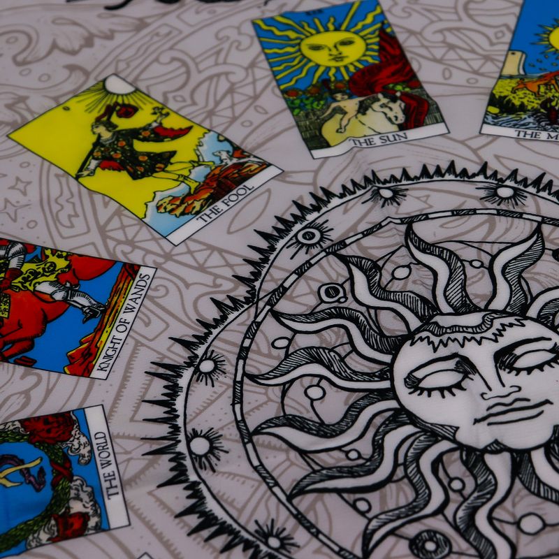 Tarot Reading Cloth - The Sun (75x75cm)
