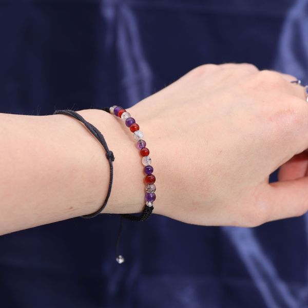 Bougie  du Zodiaque avec Bracelet en Gemmes - Vierge
