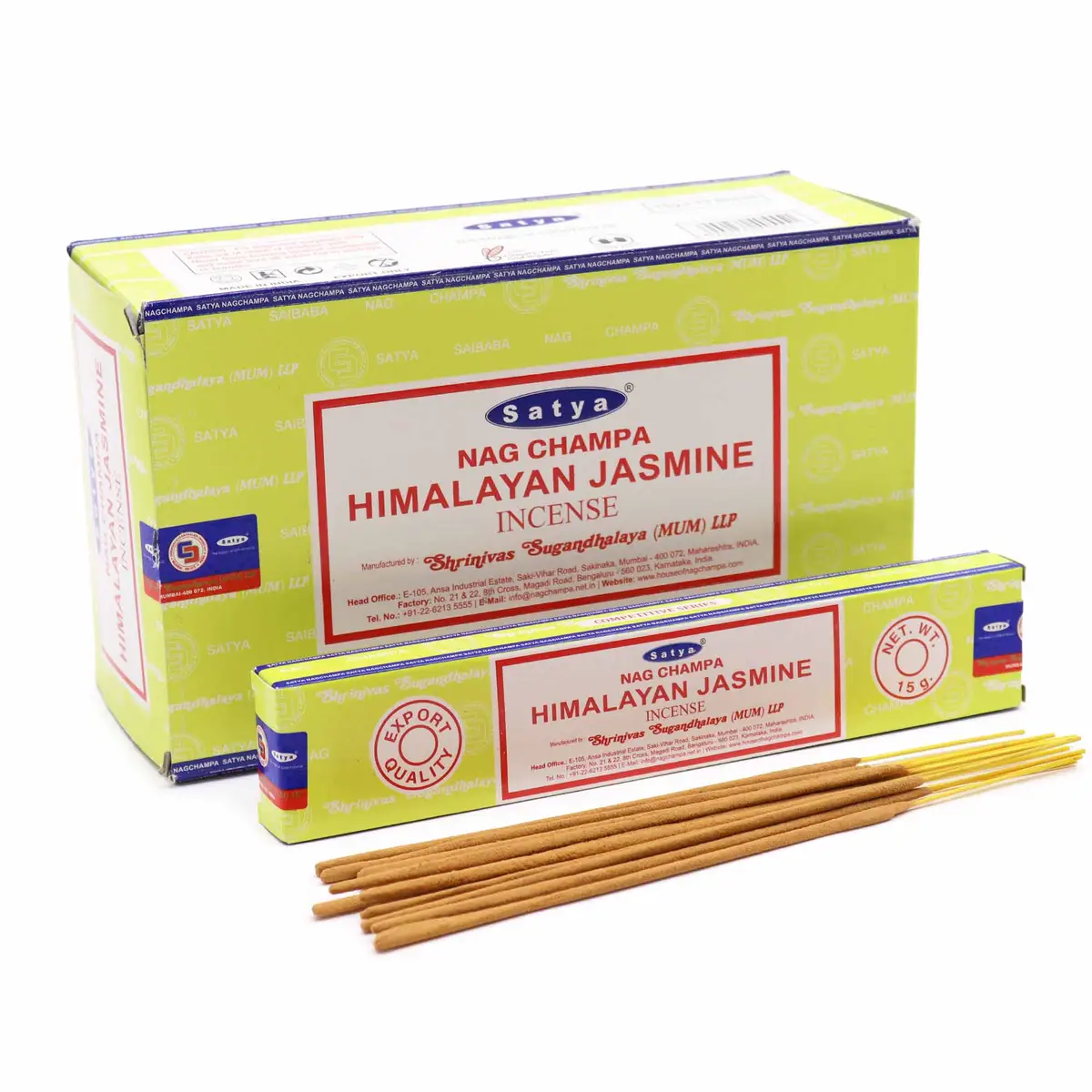 Satya Incense Sticks 15g - Himalayan Jasmine — Incense · GlowDuty apothecary