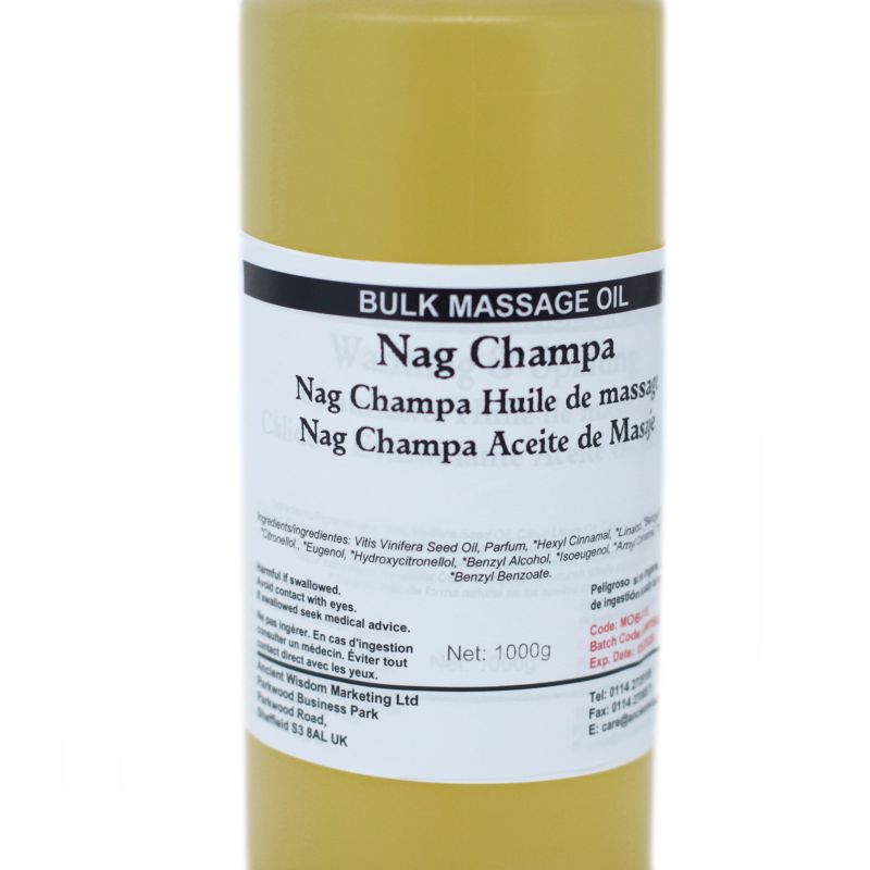 Huile de bain et de Massage - Nag Champa 1L