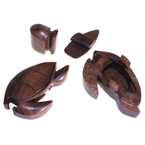 Boîtes magiques du Bali Tortue de mer