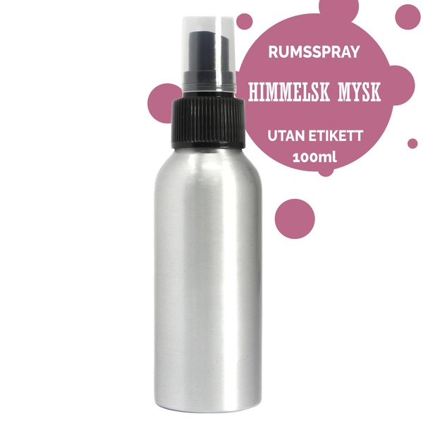 100ml Rumsspray - Himmelsk Mysk - Utan Etikett