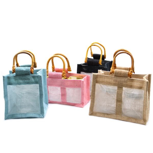 Presentpåsar av Ren Jute och Bomull