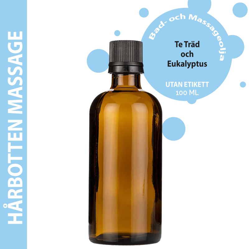Huile de Bain et de Massage - Cuir Chevelu - 100ml - Marque Blanche