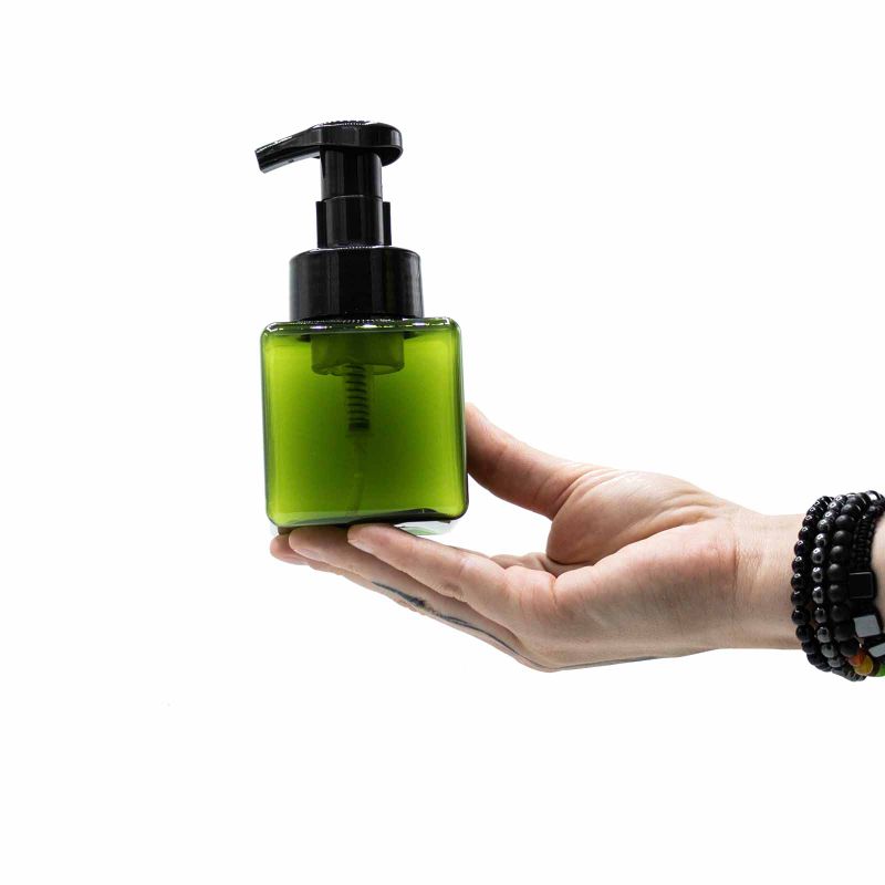 Flacon Distributeur de Mousse Réutilisable Cubique - 250 ml