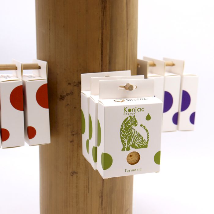 Tårformade Konjac Svampar med Ställ - Startpaket