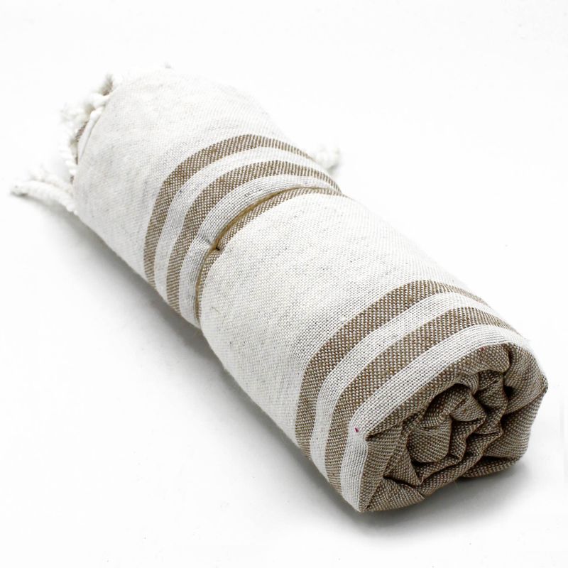 Serviette de Hammam Spa - Sable - 90x170cm