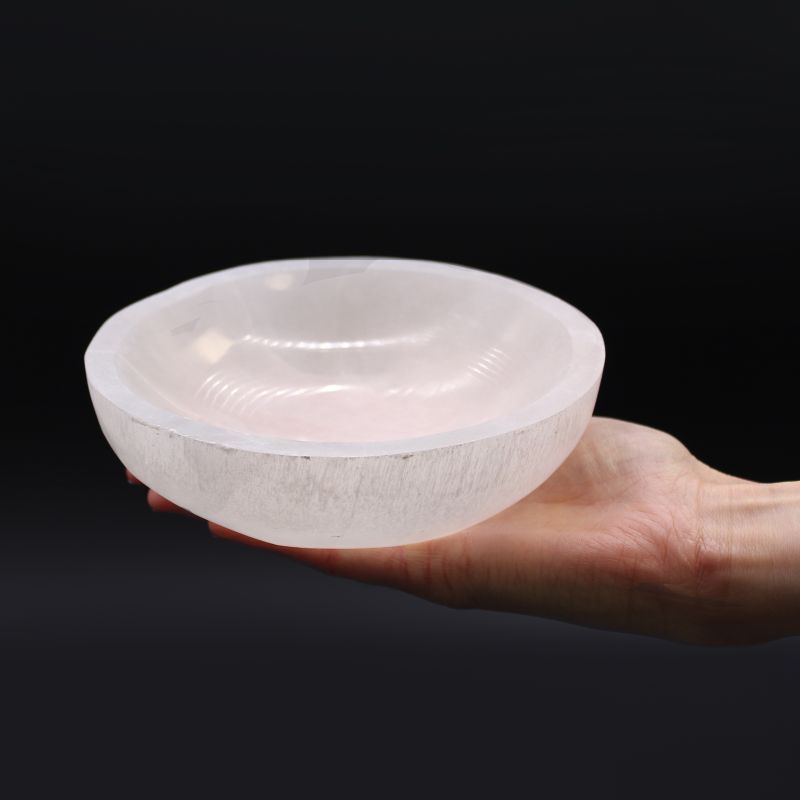 Bol Rond en Sélénite - 15cm