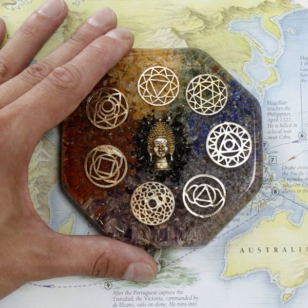 Presse-papiers Orgonite - Ange Chakra - Large