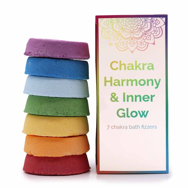 Bombas de Banho Chakras - Caixa Grande - Harmonia dos Chakras & Brilho Interior