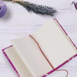 Cuadernos encuadernados de algodon