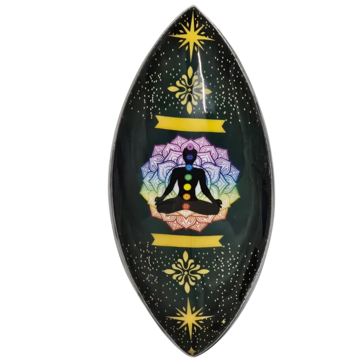 Porta-incensos esmaltado - Alumínio - Chakra do Buda Lótus